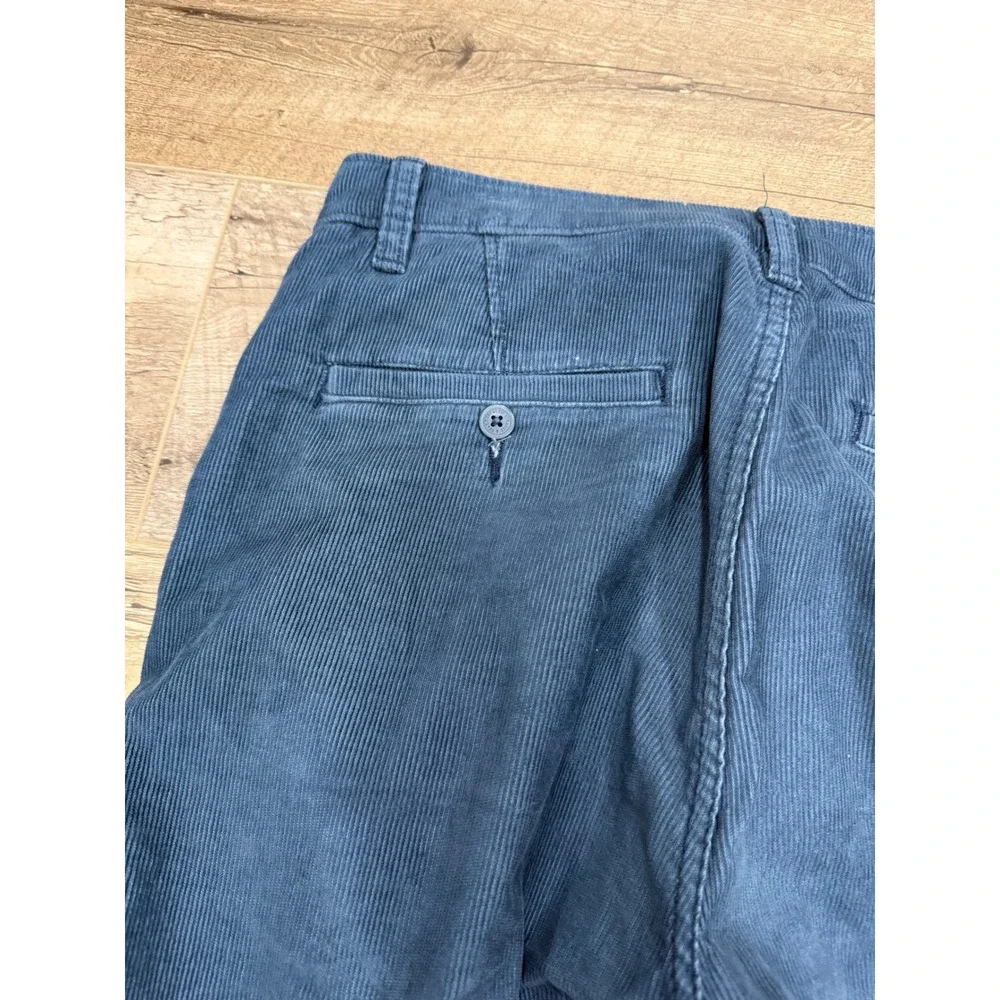 Levis XX Chino Standard Taper Corduroy Pants Mens 32x34 Navy Blue Trousers